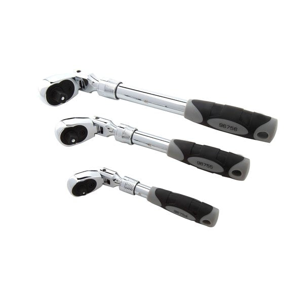 Extendable Flexhead Ratchet Set, 3 Pieces