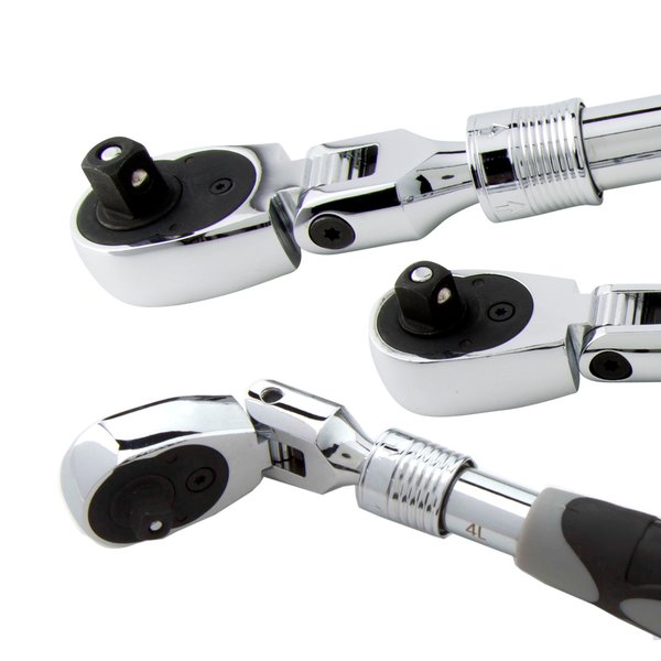 Extendable Flexhead Ratchet Set, 3 Pieces