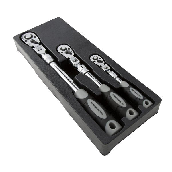 Extendable Flexhead Ratchet Set, 3 Pieces