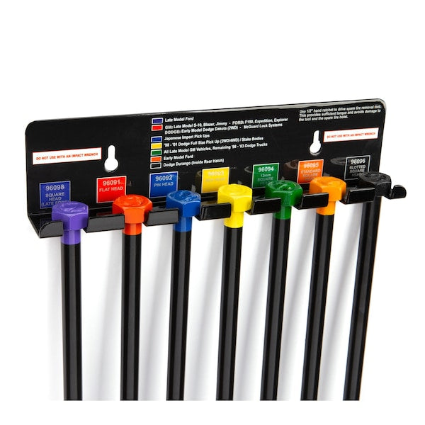 Spare Tire Tool Set, Hex Head, 7 Pieces