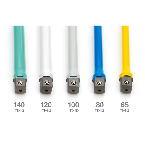 Torque Extension Set, 5 Pieces, 1/2