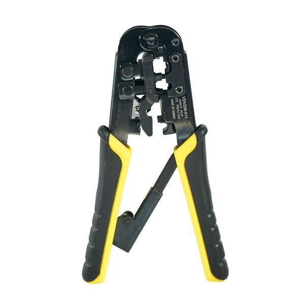 7 1/2 in Crimper and Connector Kit Ethernet, RJ45