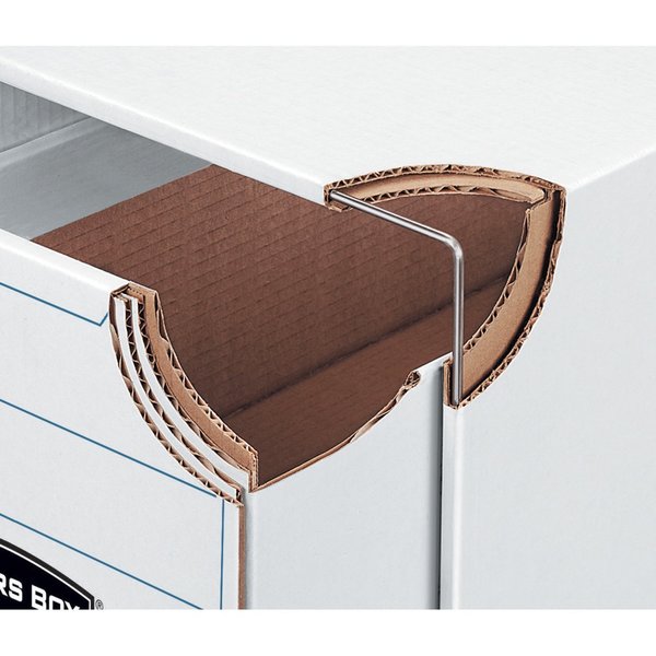 Banker Box, Drawer, Ltr, Wht/Blu, PK6