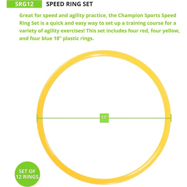 Training Speed Ring Set, 18