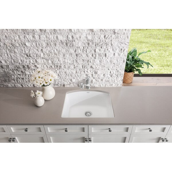 Diamond Silgranit Undermount Kitchen Sink  - White