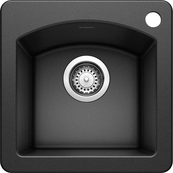 Diamond Silgranit Dual Mount Bar Sink - Anthracite