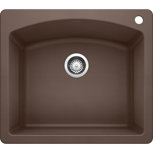 Diamond Silgranit Dual Mount Kitchen Sink - Cafe