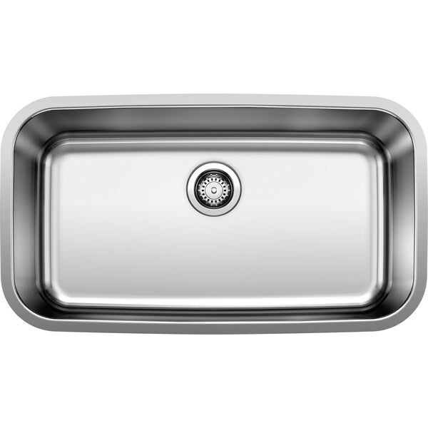 Stellar Super Single Bowl Undermount Stainless Steel Kitchen Sink