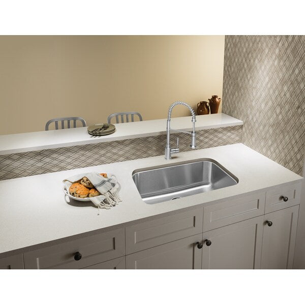 Stellar Super Single Bowl Undermount Stainless Steel Kitchen Sink
