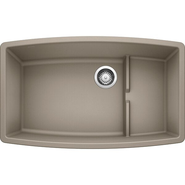 Performa Cascade Silgranit Undermount Kitchen Sink - Truffle