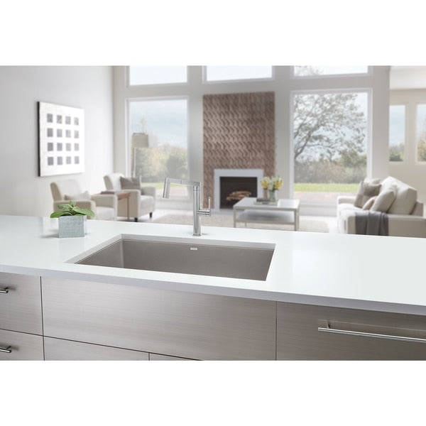 Precis Silgranit Super Single Undermount Kitchen Sink - Truffle