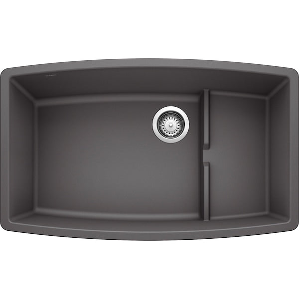 Performa Cascade Silgranit Undermount Kitchen Sink - Cinder