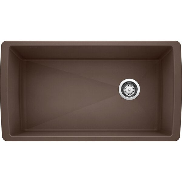 Diamond Silgranit Super Single Undermount Kitchen Sink - Cafe