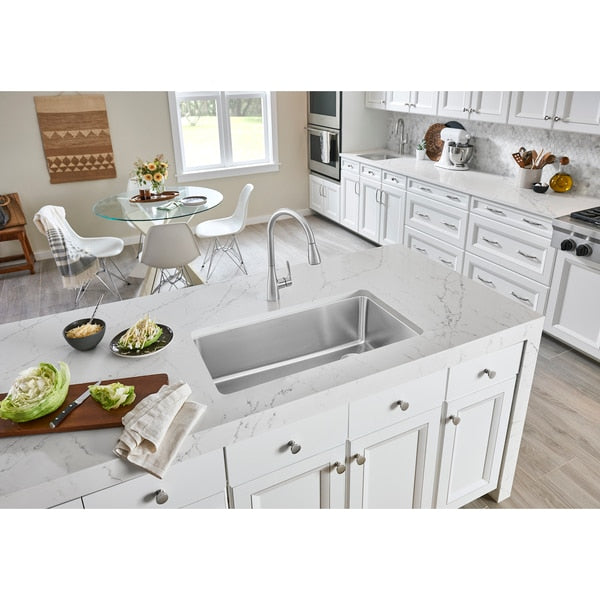 Atura Pull Down Dual Spray Kitchen Faucet 1.5 GPM - PVD Steel