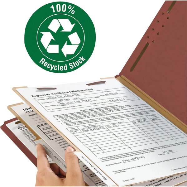 Folder, Classf, Ltr, 2 Div, Rd, PK10