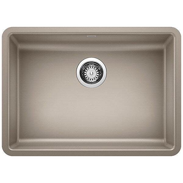 Precis Silgranit ADA Single Bowl Undermount Kitchen Sink - Truffle