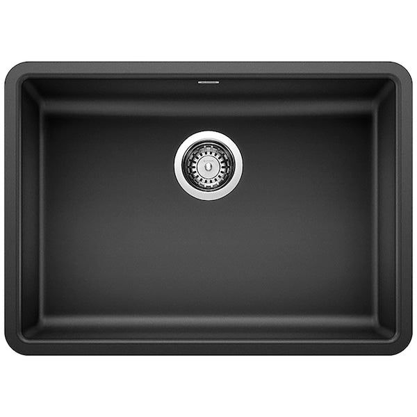 Precis Silgranit ADA Single Bowl Undermount Kitchen Sink - Anthracite