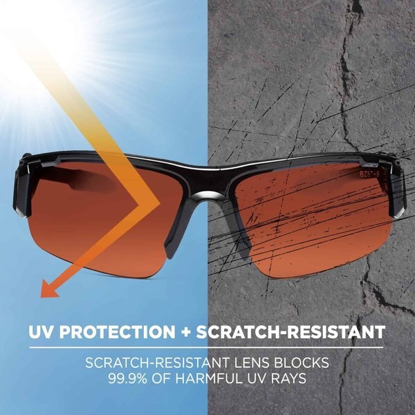 Polarized Safety Glasses, Polarized Copper Scratch-Resistant
