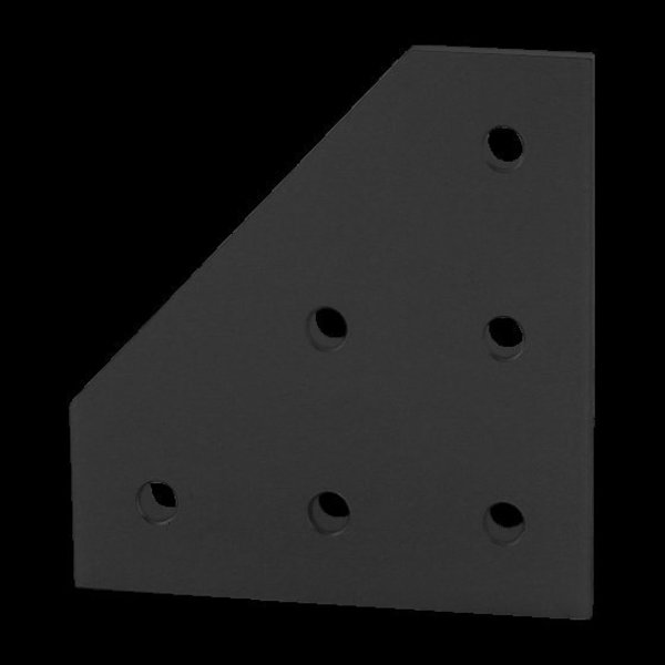 Black 15 S 6 Hole 90 Deg Joining Plate