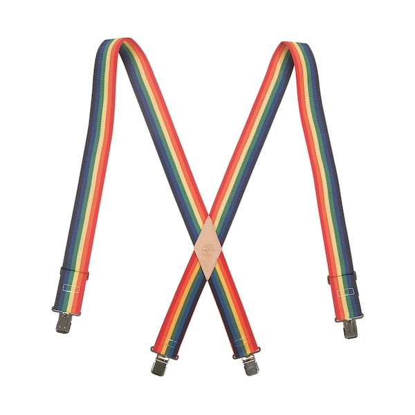 Nylon-Web Suspenders with Adjustable Back