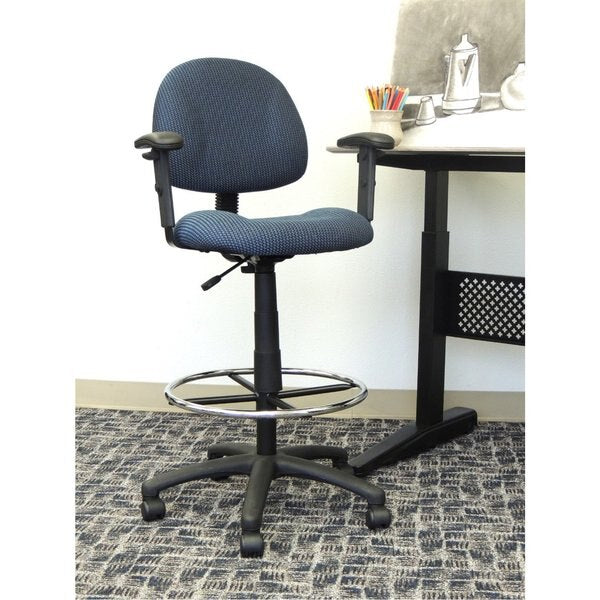 Drafting Stool (B315-Be) W/Footring And Adjustable Arms