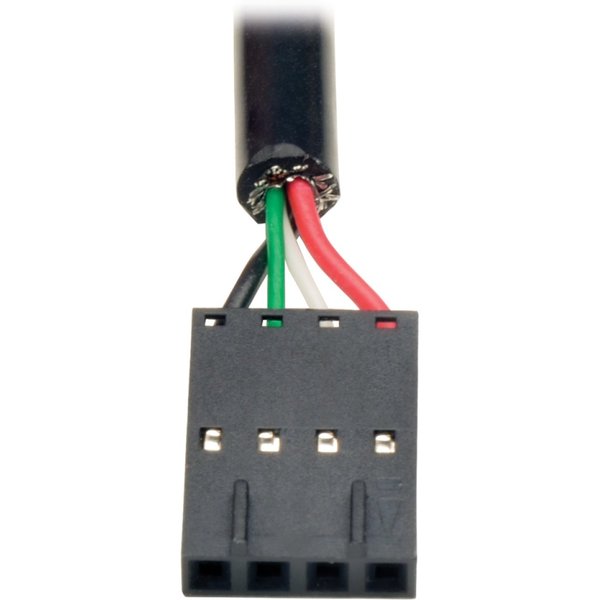 USB 2.0 Cable, USB Female, 4-Pin IDC, 6