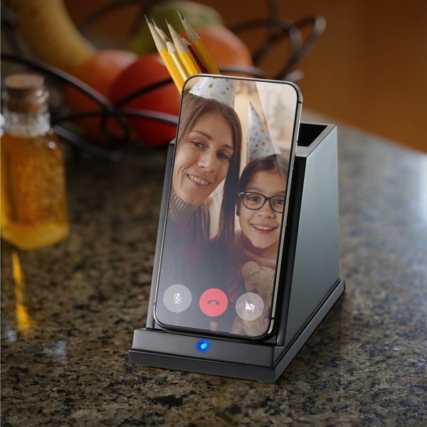 Wireless Phone Charger, Black, 9V