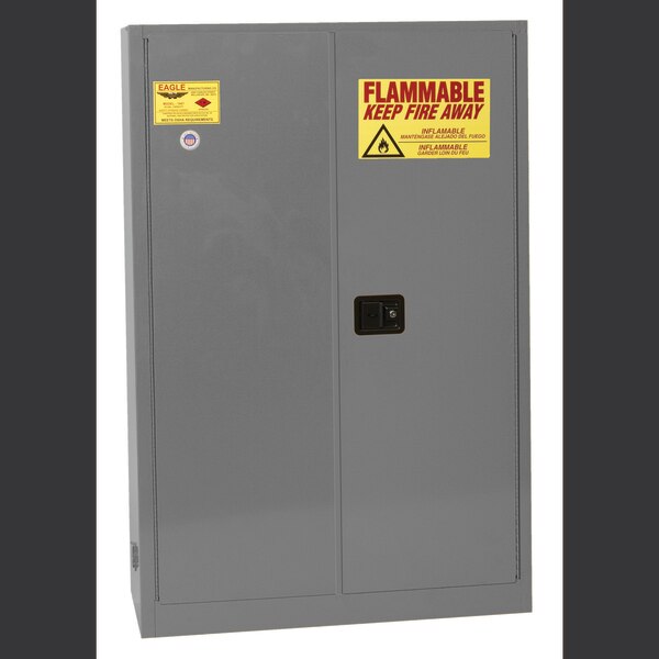 Flammable Liquid Safety Cabinet, Gray