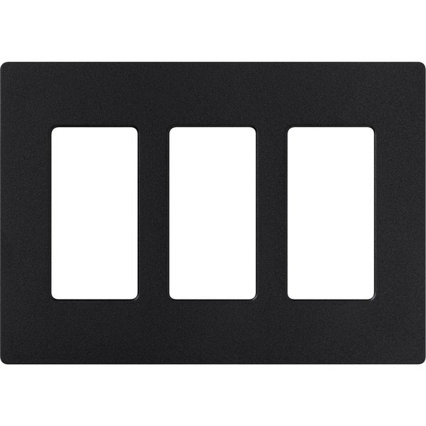 Designer Wall Plates, Number of Gangs: 3 Satin Finish, Midnight
