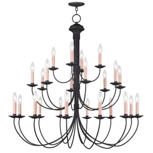 Heritage 24 Light Black Chandelier