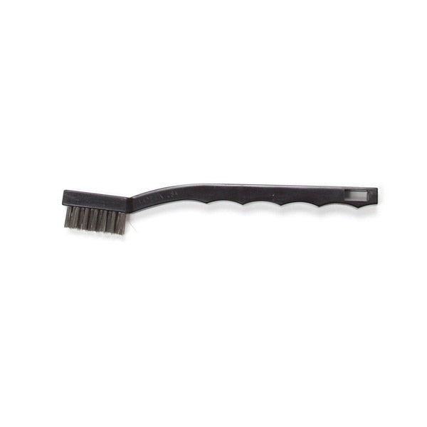 Stainless Detail Brush, Black Plastic, PK 12