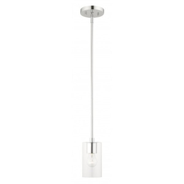Polished Chrome Pendant, 1 Light