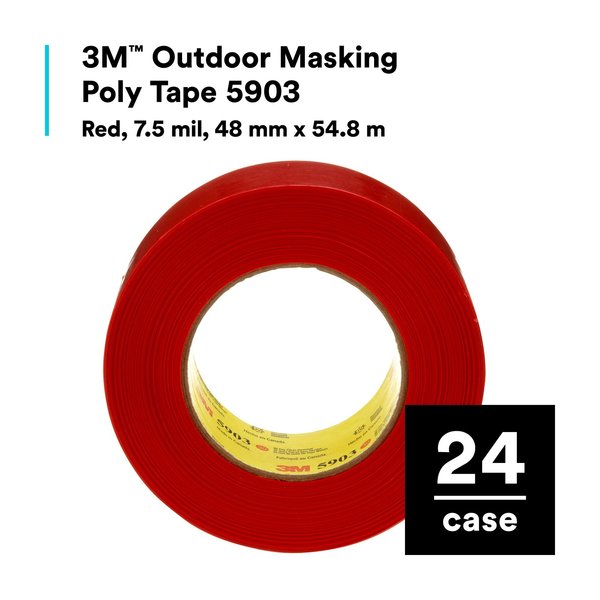 Masking Tape, Red, 59 yd.