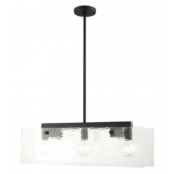 Bronze Chandelier, 3 Light