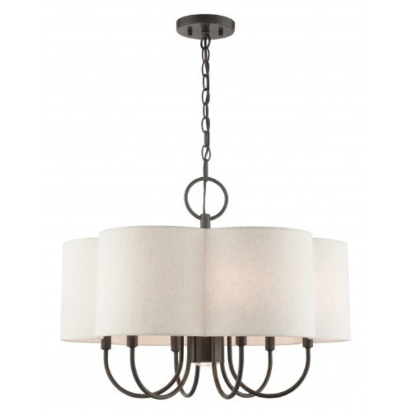 English BronzeChandelier, 7 Light