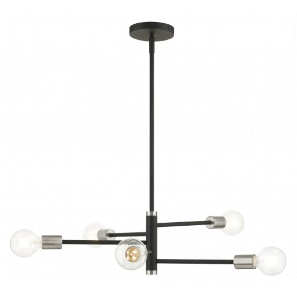 Black Chandelier, 5 Light
