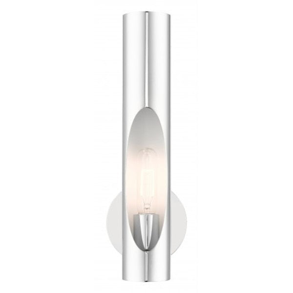 Polished Chrome ADA Single Sconce, 1 Ligh