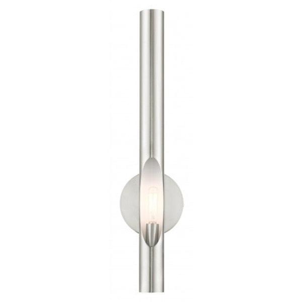 Brushed Nickel ADA Single Sconce, 1 Light