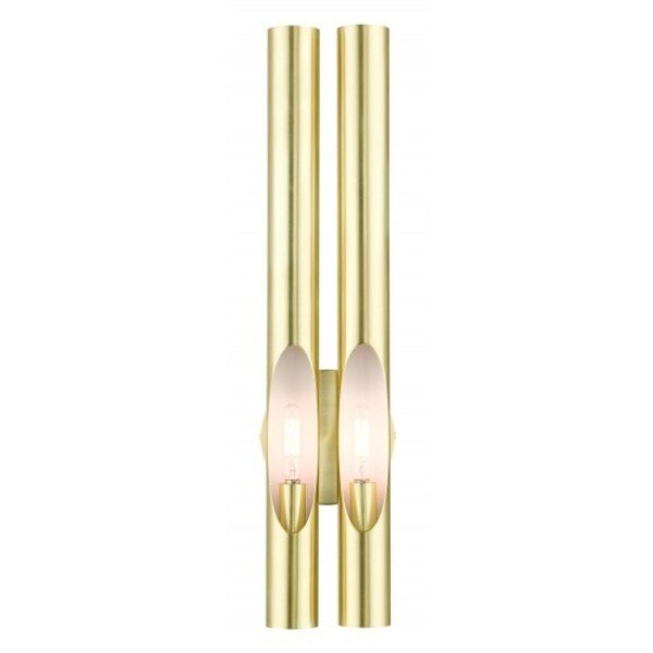 Satin BrassADA Double Sconce, 2 Light