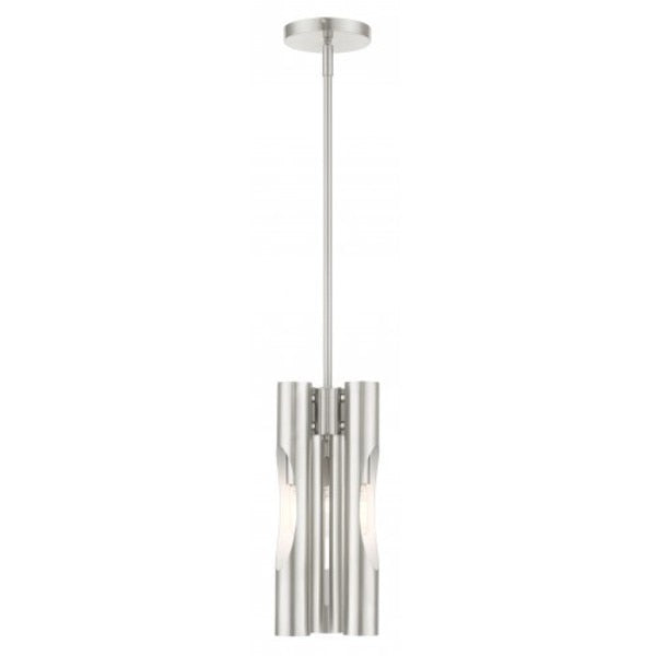 Brushed Nickel Pendant Chandelier, 3 Ligh