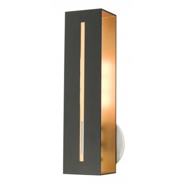 Textured Black with Brushed Nickel Accen