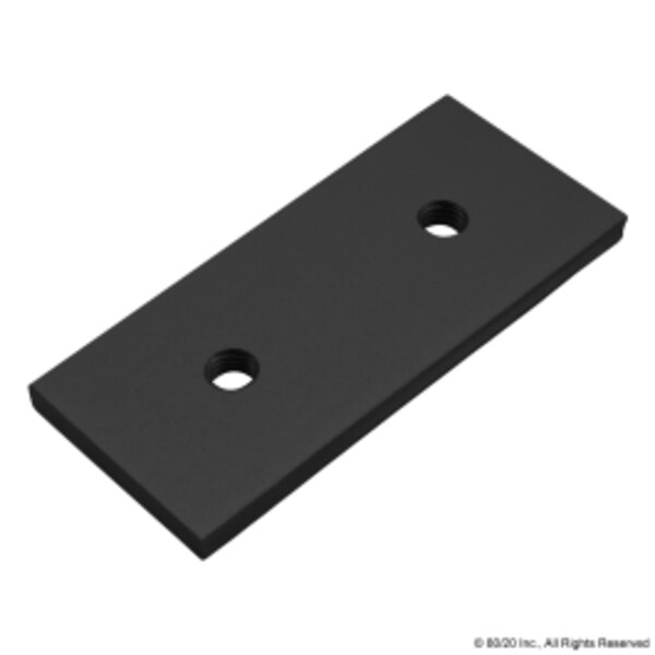 Black 45 Series Single Backing Plate