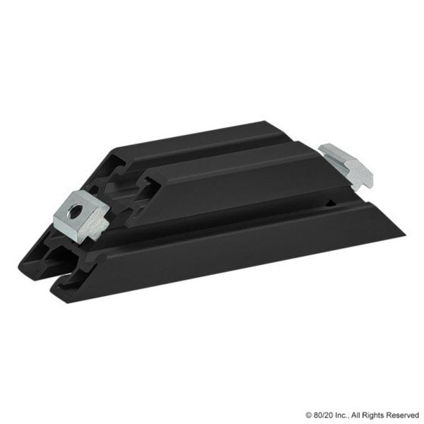 Black 45-4545 X 160mm 45 Degree Support