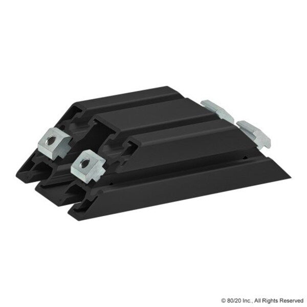 Black 45-4590 X 160mm 45 Degree Support