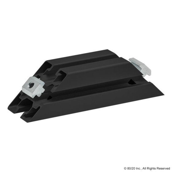 Black 45-4545-Litex320mm 45 Deg Support