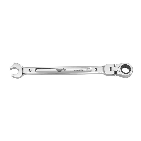 9mm Metric Flex Head Ratcheting Combination Wrench