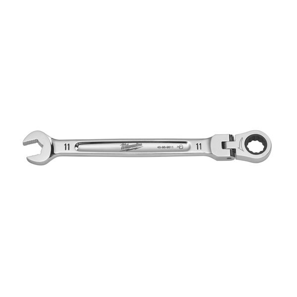 11mm Metric Flex Head Ratcheting Combination Wrench