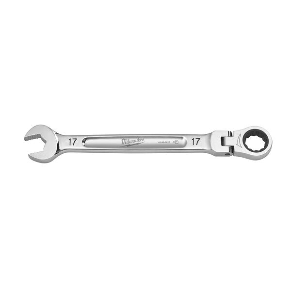 17mm Metric Flex Head Ratcheting Combination Wrench