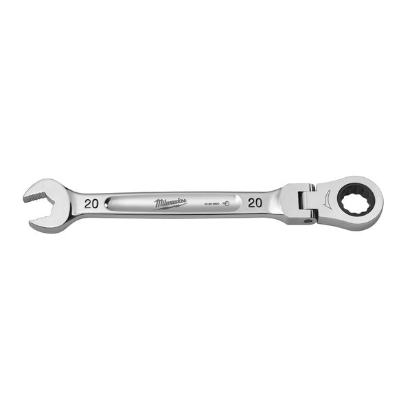 20mm Metric Flex Head Ratcheting Combination Wrench