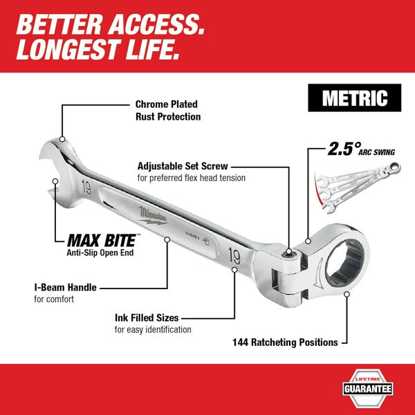 5/8 in. SAE Flex Head Combination Wrench